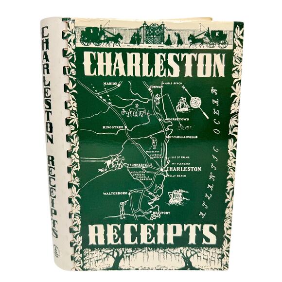Vintage Charleston Receipts Cookbook South Carolina 1950s Recipes 1986 Printing - Picture 1 of 9